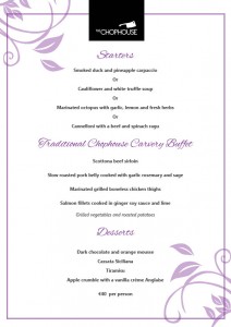 mother's day menu 2016